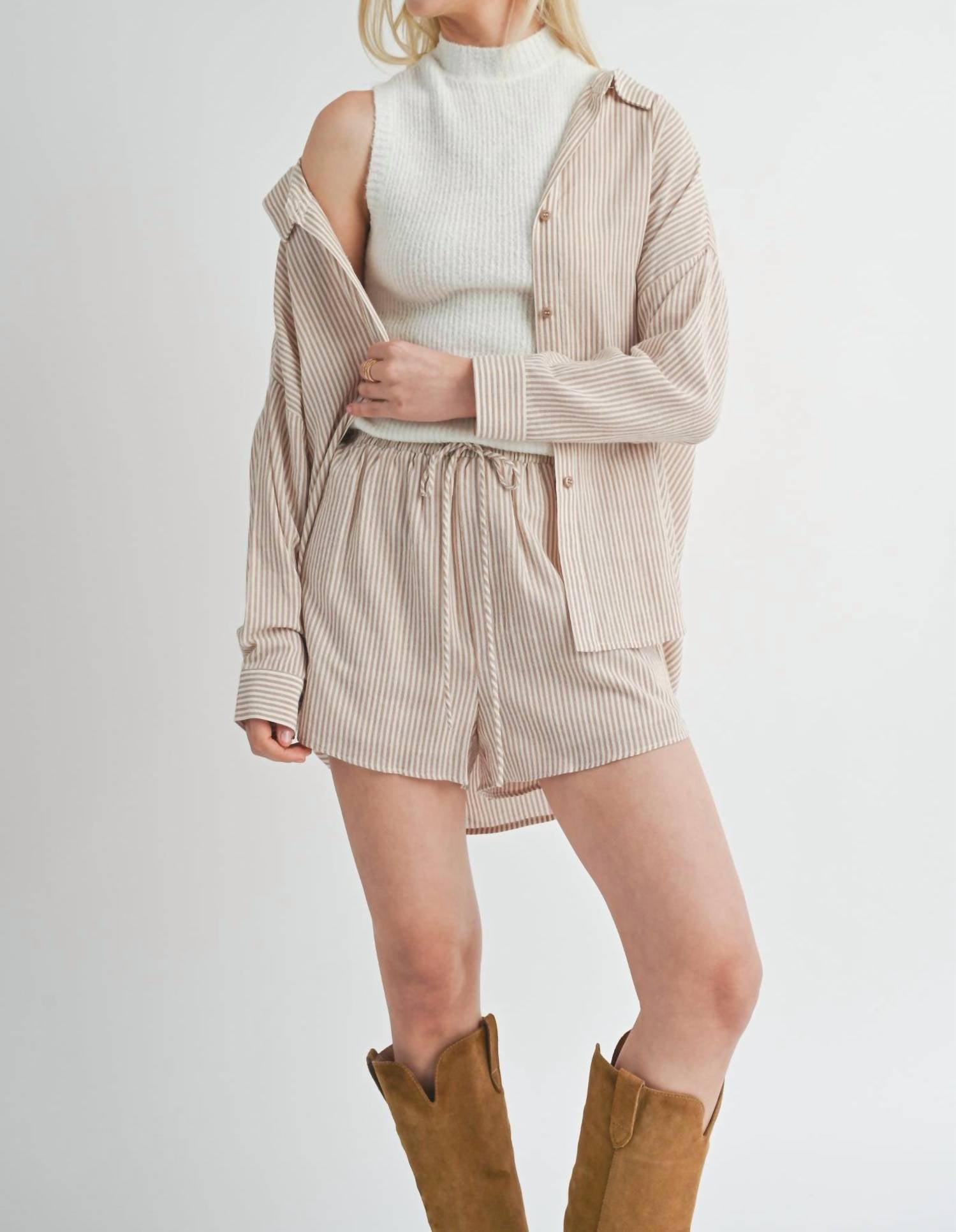 Sage The Label - Canyon Land Slouchy Back Shirt