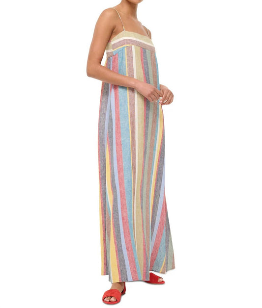 Staud - Market Stripe Laura Linen Dress