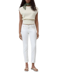 CLOSED Baker Ankle Jeans in white - women's jeans