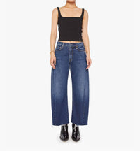 Mother - Lil Mid Rise Full Pipe Flood Fray Jeans