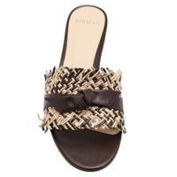 ALEXANDRE BIRMAN Women's Clarita Basket Sandal in brown - women's sandal - view 4