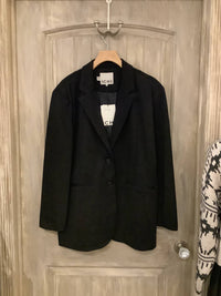 ICHI Kate Sus Oversize Blazer in black - women's jacket - view 4