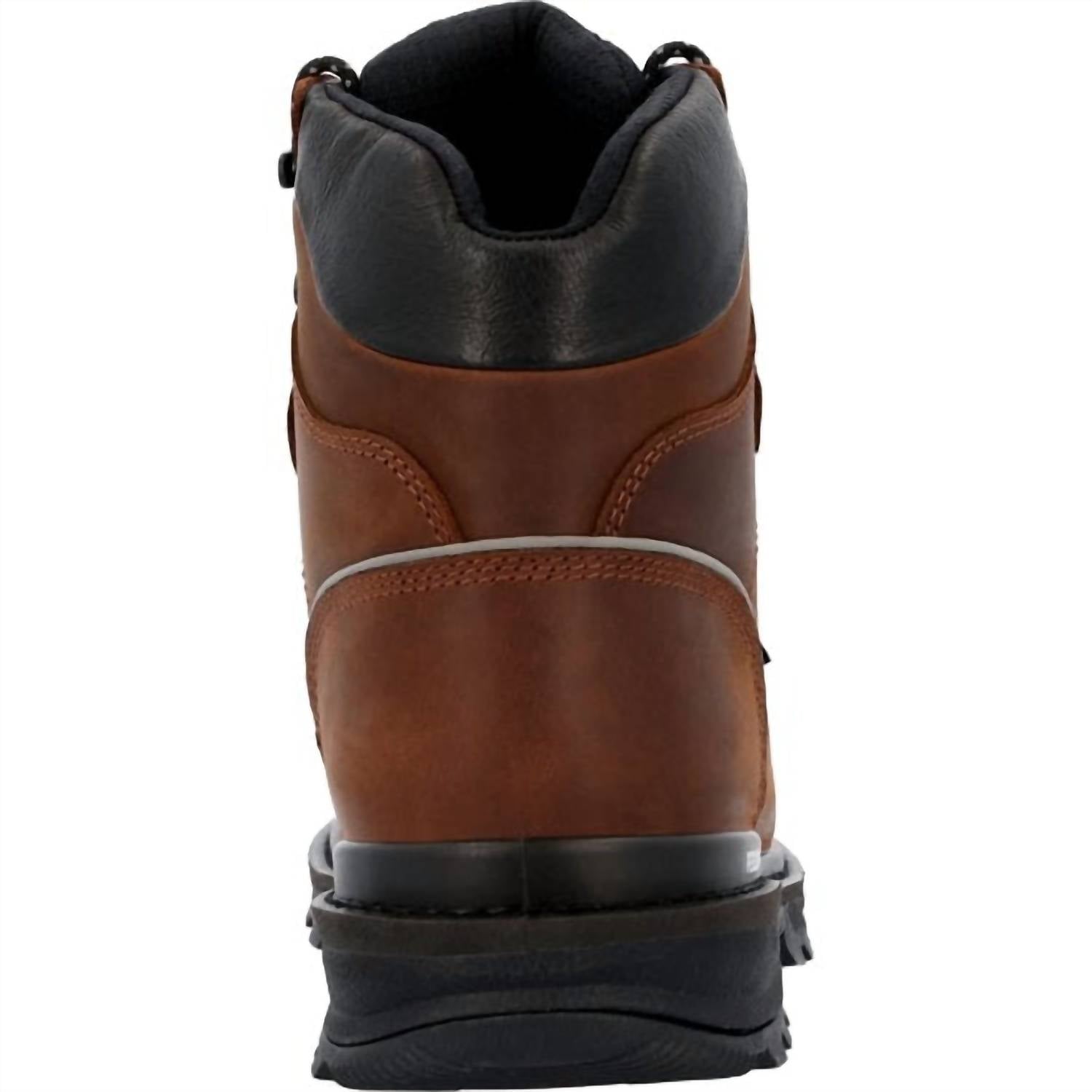 Rocky - Men's Met-guard Rams Horn Wp Crazy Horse 6" Work Boot