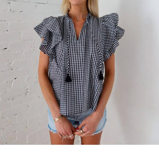 Olivaceous - Picnic Crush Gingham Top