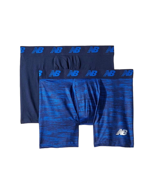 New Balance - Men's 2-Pack Premium Performance 6" Boxer Briefs