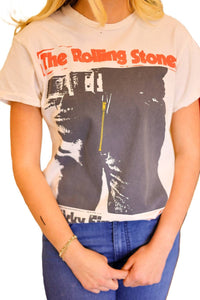 MadeWorn Rolling Stones Tee in vintage white - women's t-shirt