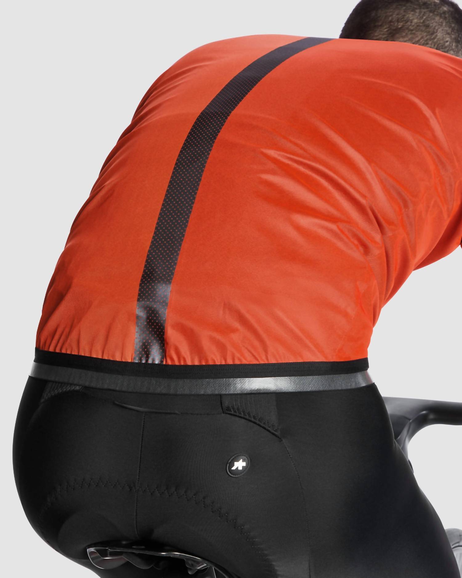 Assos Men's Quipe Targa Riding Rain Jacket in propeller orange - men's jacket - view 8