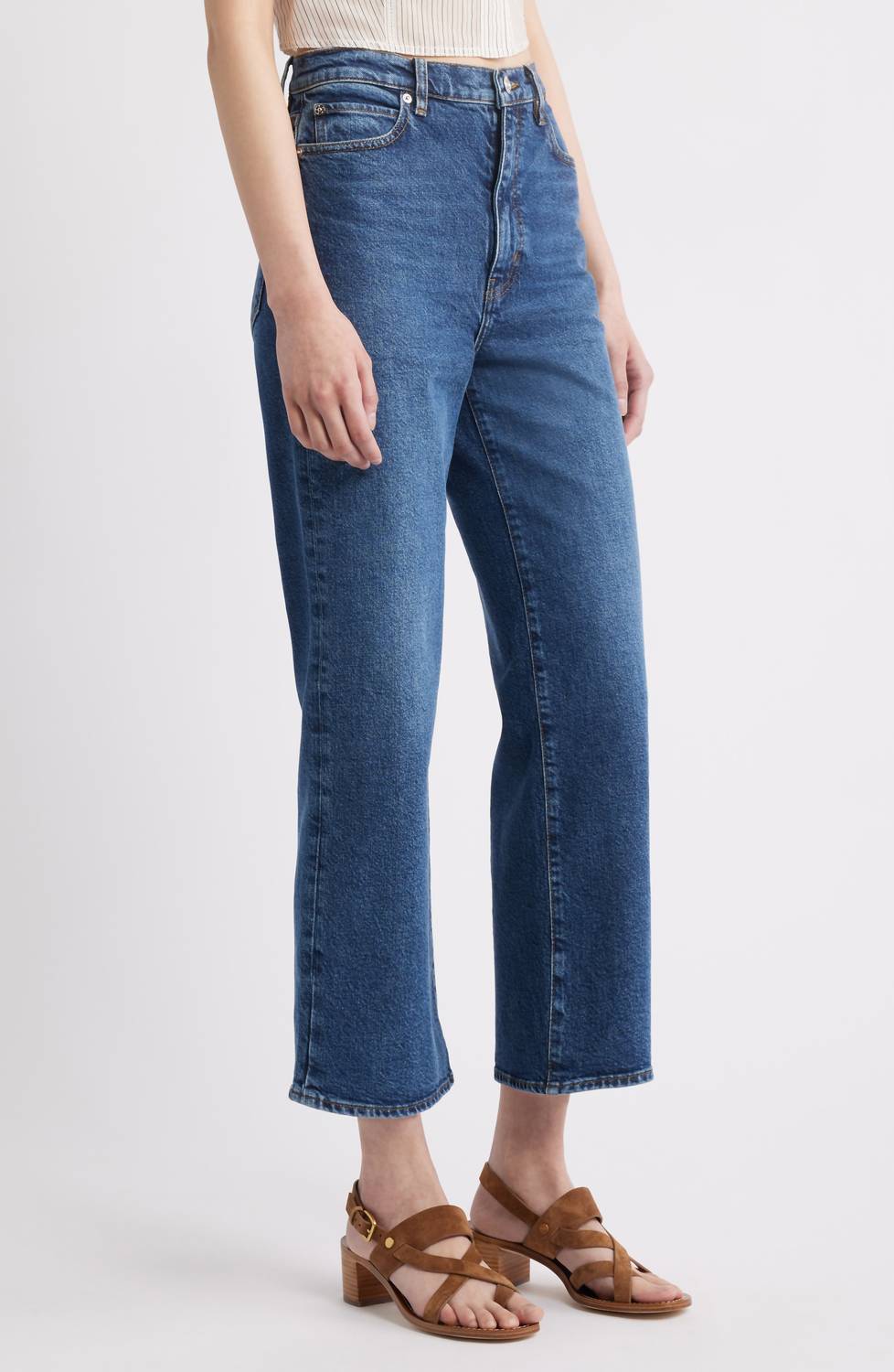 Frame - Ultra High-rise Wide Leg Jeans
