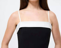 FRENCH CONNECTION Azra Twill Sleeveless Mini Dress in black porcelain - women's dress - view 4