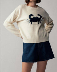 Urban Daizy - Crab Pullover Sweater