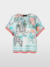 Marc Cain - Silk blouse in kimono shape