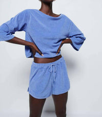 Nation Ltd - Fern Terry Cloth Short