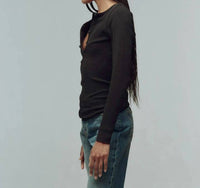 The Great. - Baby Rib Henley Top