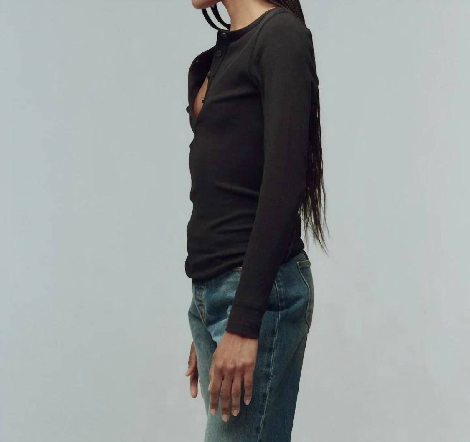 The Great. - Baby Rib Henley Top