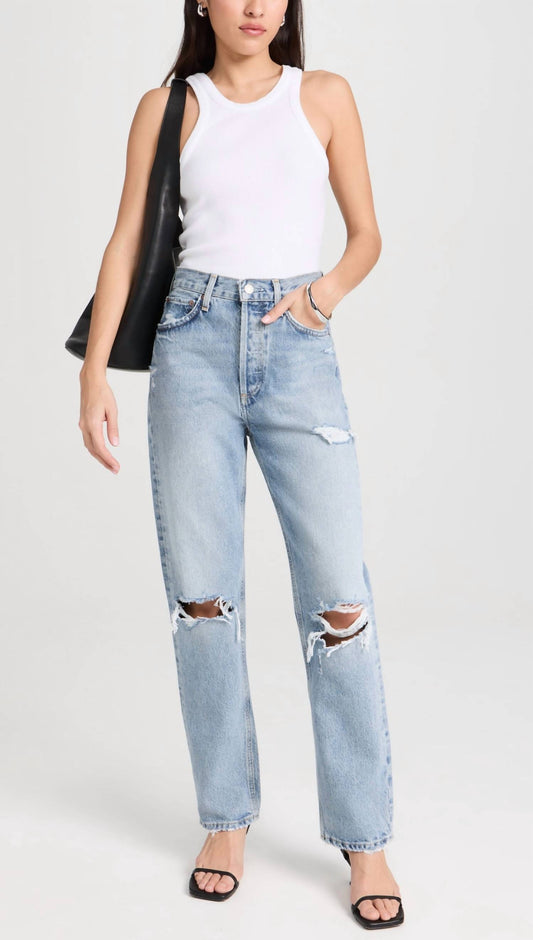 Agolde - 90’s Mid Rise Threadbare Jeans