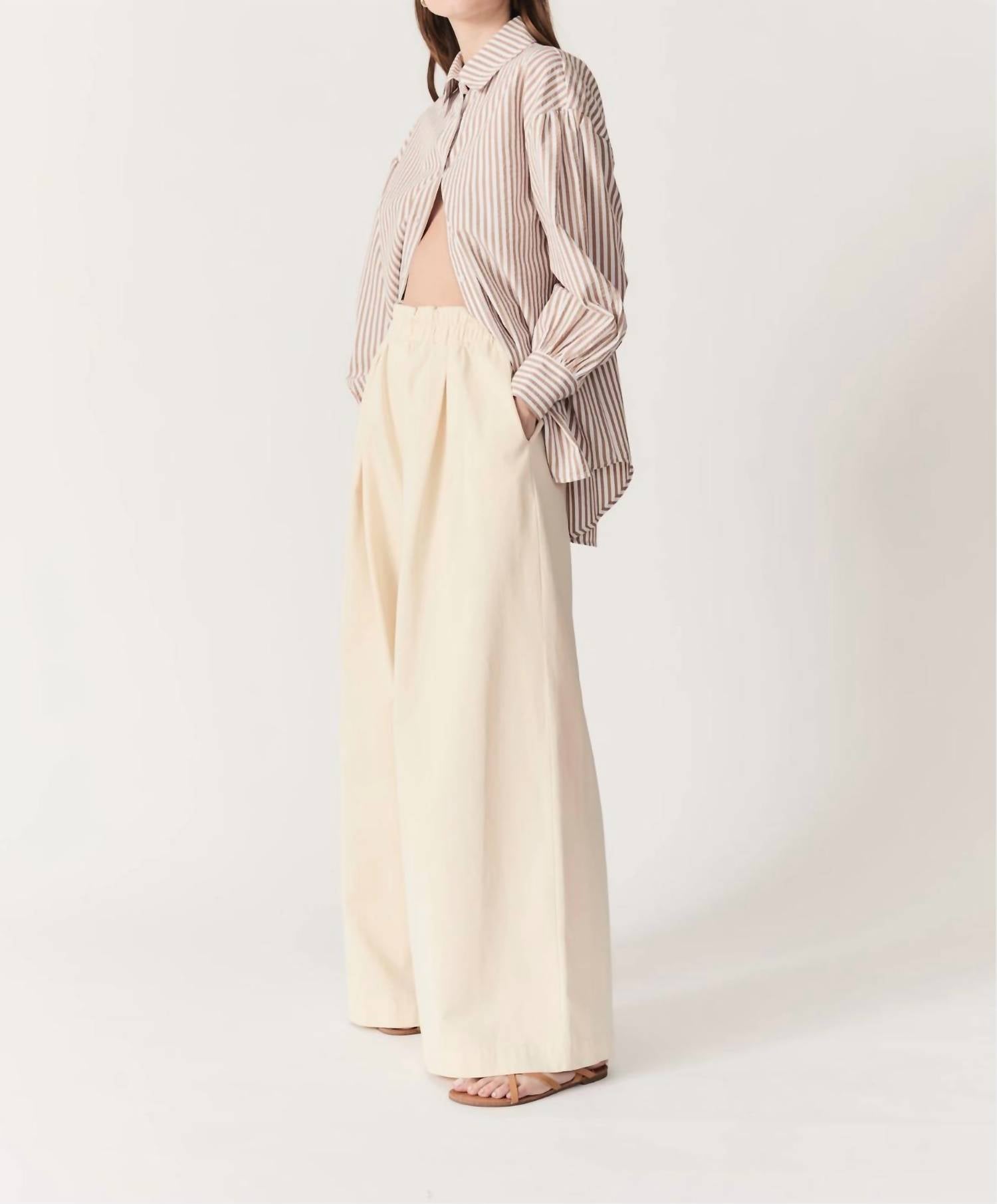 Deluc - Felicity Oversized Striped Button Down Shirt