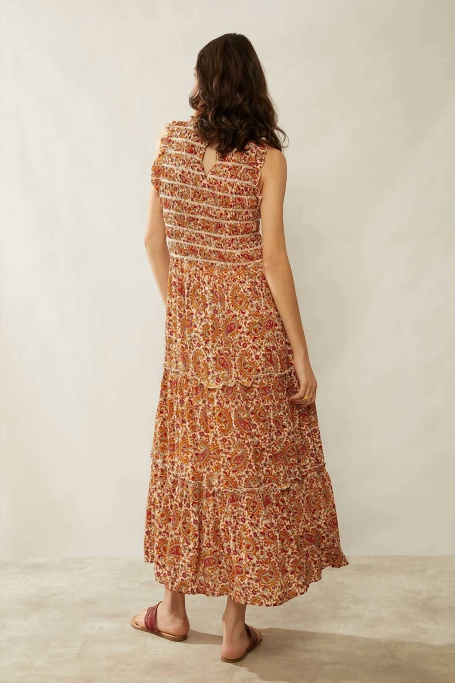Myra - Bohera Nikki Reyn Paisley Ruffle Dress