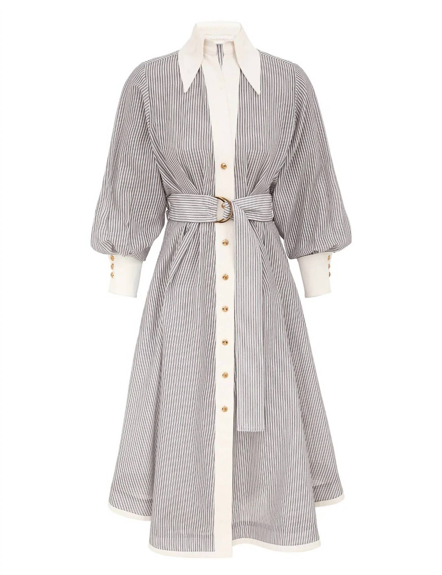 Zimmermann - Hypnotic Tuck Midi Dress