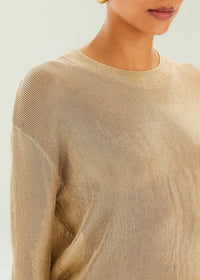 Ser.O.Ya - Hana Metallic Knit Top