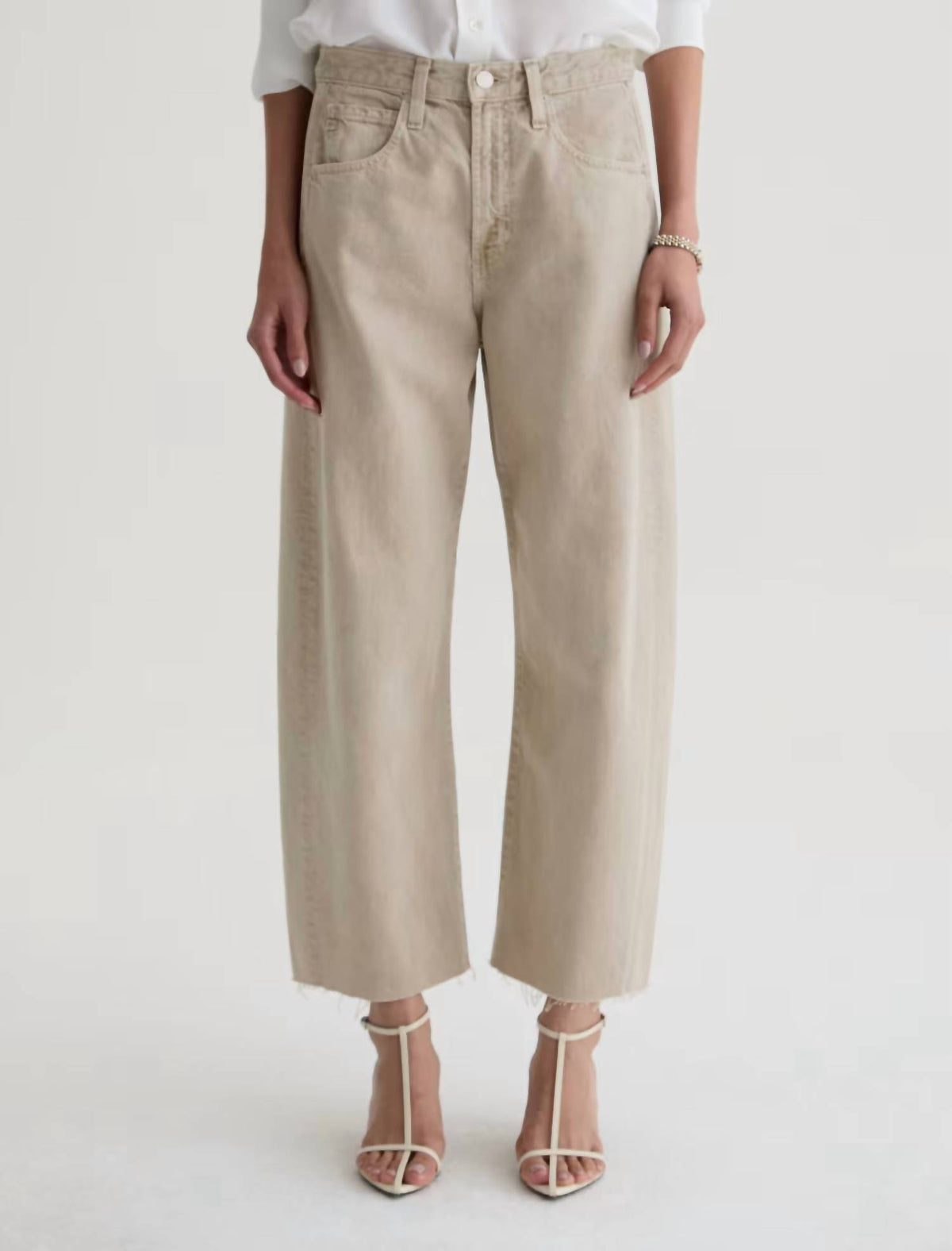 Ag Jeans - Hattie Crop High Rise Barrel Jean