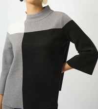Joseph Ribkoff - Color Block 3/4 Sleeves Top
