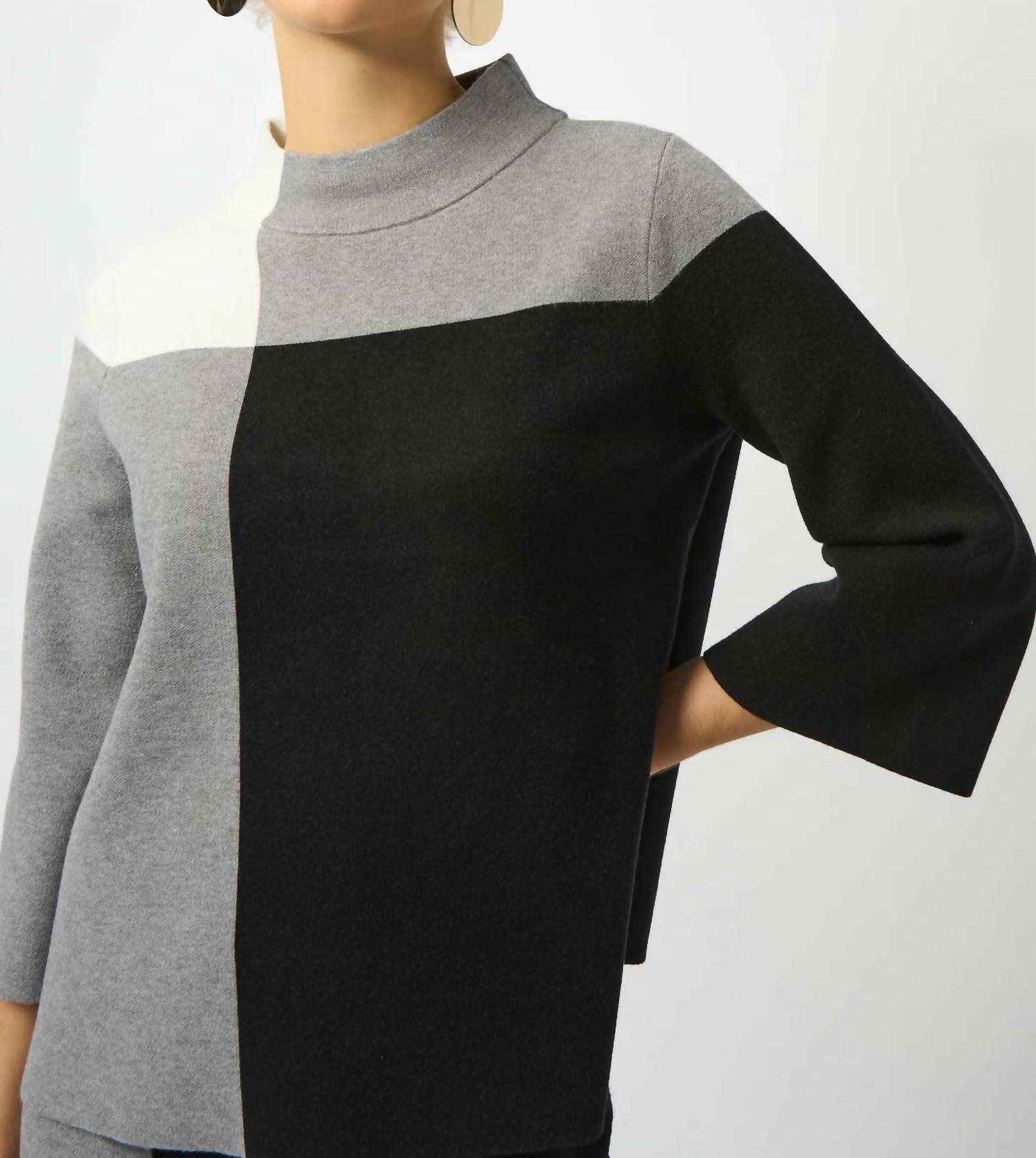Joseph Ribkoff - Color Block 3/4 Sleeves Top