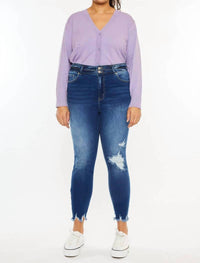 Kancan - High Rise Double Button Skinnies