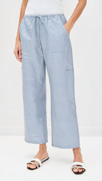 Donni. - Taffeta Gingham Cargo Pants