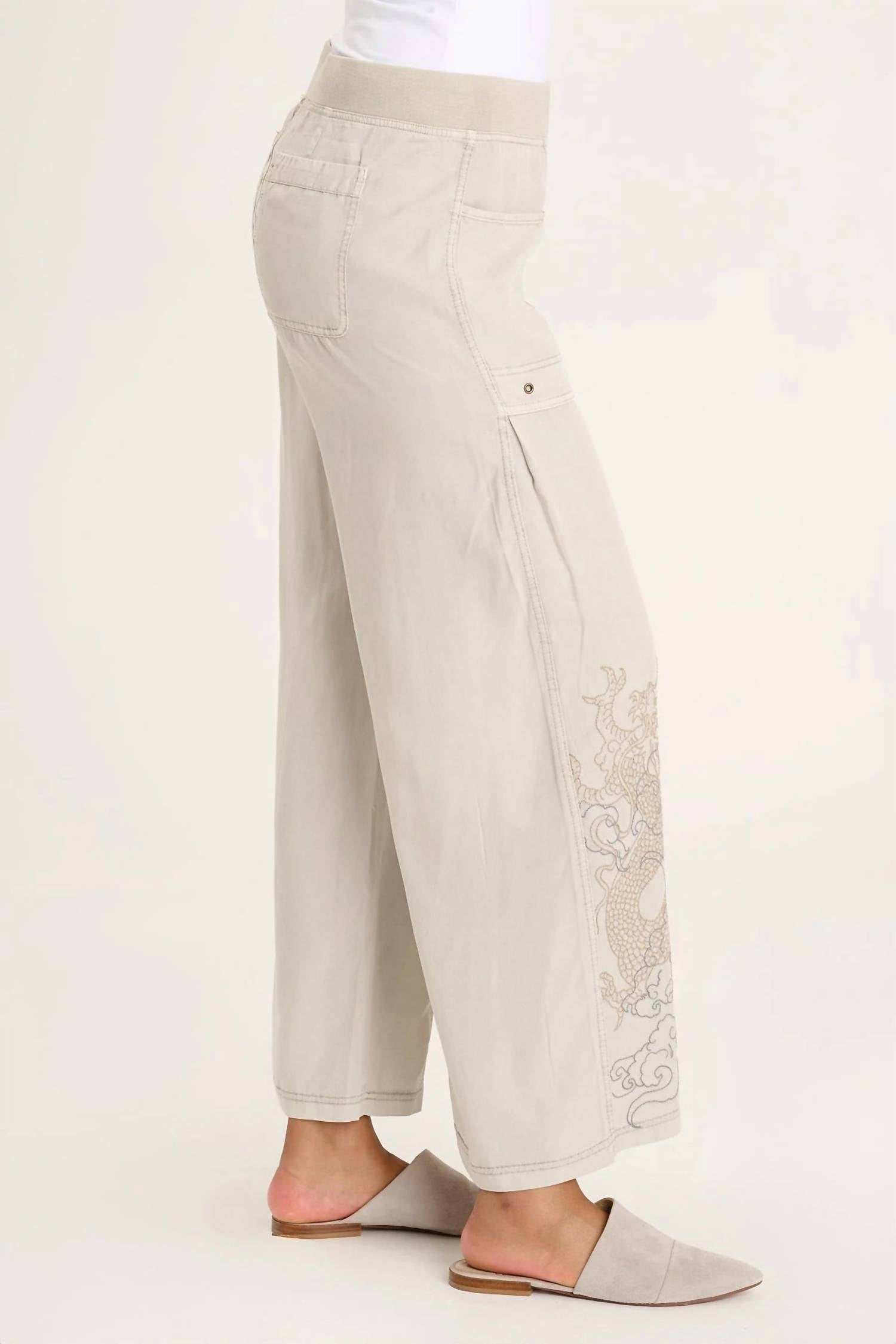 Xcvi - Pheodora Embroidered Pant