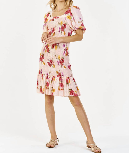 Dear John Denim - Camille Smocked Bodice Mini Dress