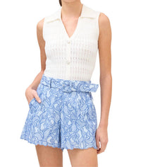 0 Limit Fashion - Ainsley Embroidered Shorts