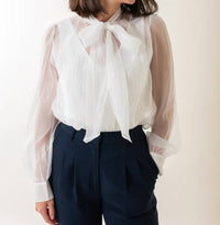 Lucy Paris - Natasia Sheer Blouse