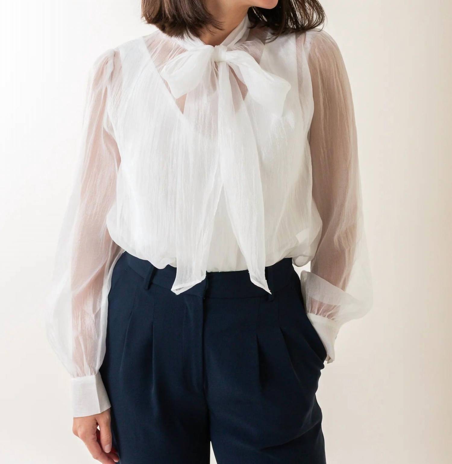 Lucy Paris - Natasia Sheer Blouse