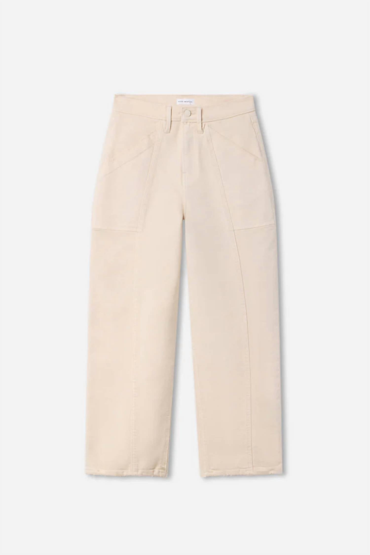 Good American - CROPPED BARREL PANTS