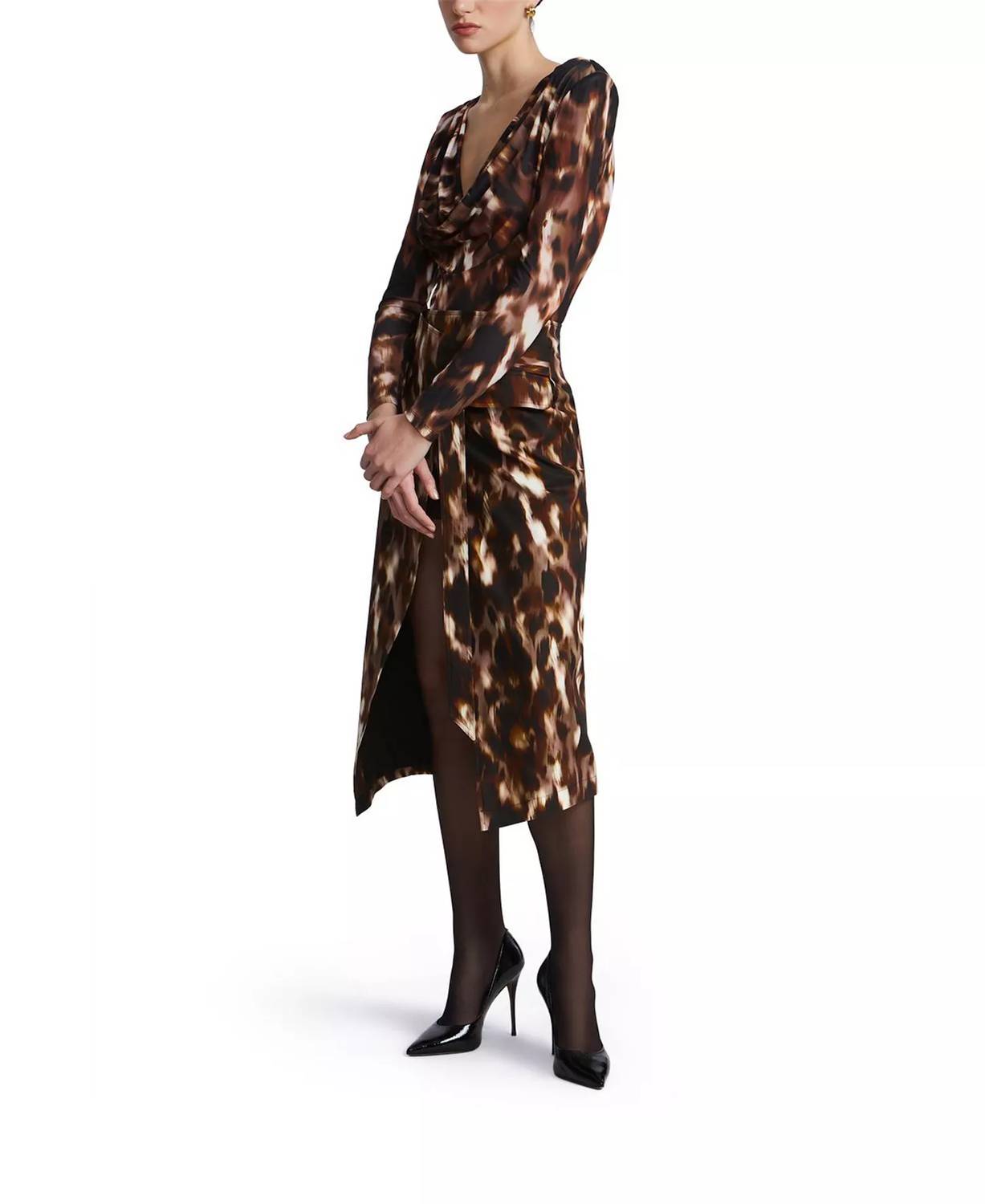 Bcbgmaxazria - Overlap Midi Skirt