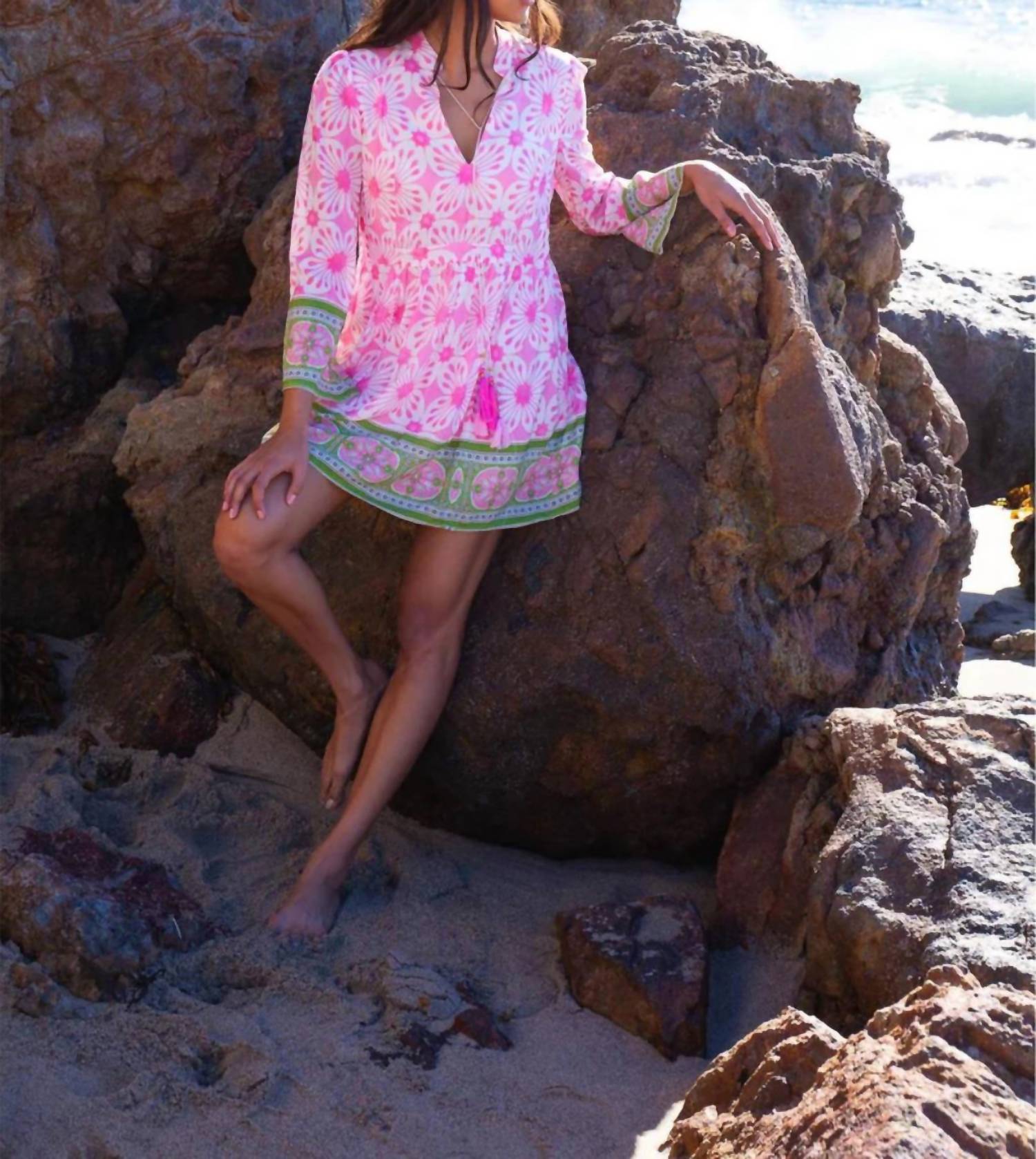 Bell - Rose Mini Dress