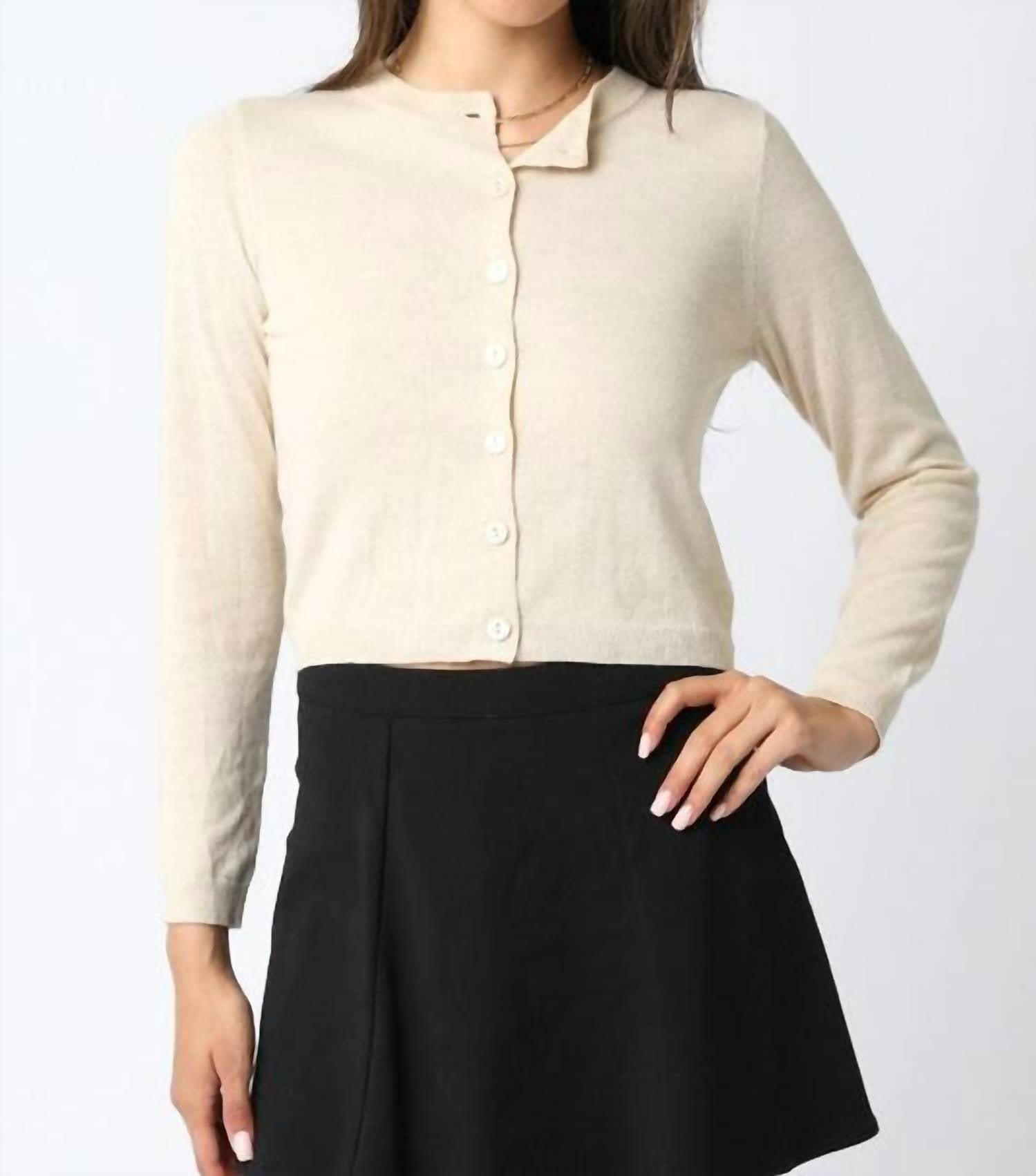 Olivaceous - Rhodes Knit Cardigan