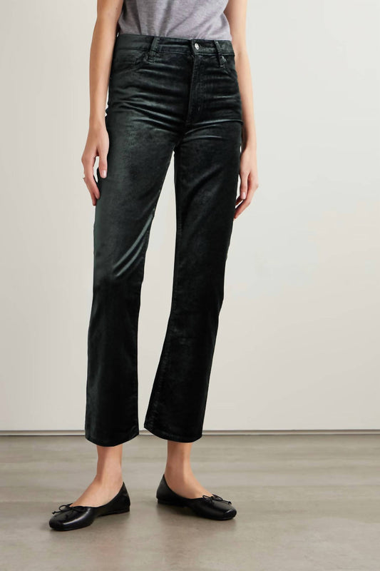 Frame - Women's Le Sleek Straight Velveteen Pants