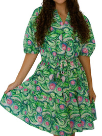 Jade - Maurie Abstract Dress