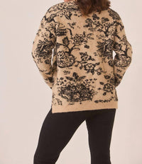 Nekane Nkn - Floral Jacquard Knit Sweater