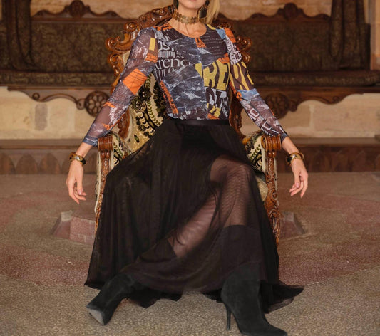 Dolcezza - Ruched Knit Top - Plus