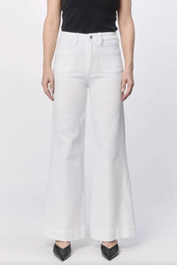 Dear John Denim - Fiona Patch Pocket High Rise Wide Leg Jeans