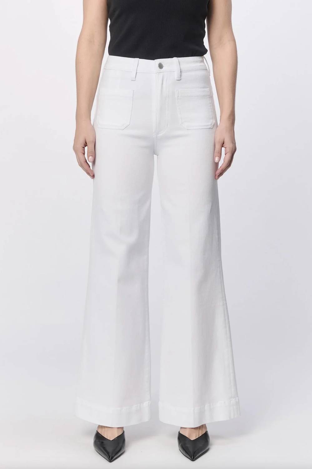 Dear John Denim - Fiona Patch Pocket High Rise Wide Leg Jeans