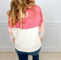 Oli & Hali - Long Sleeve Mom Cropped Top