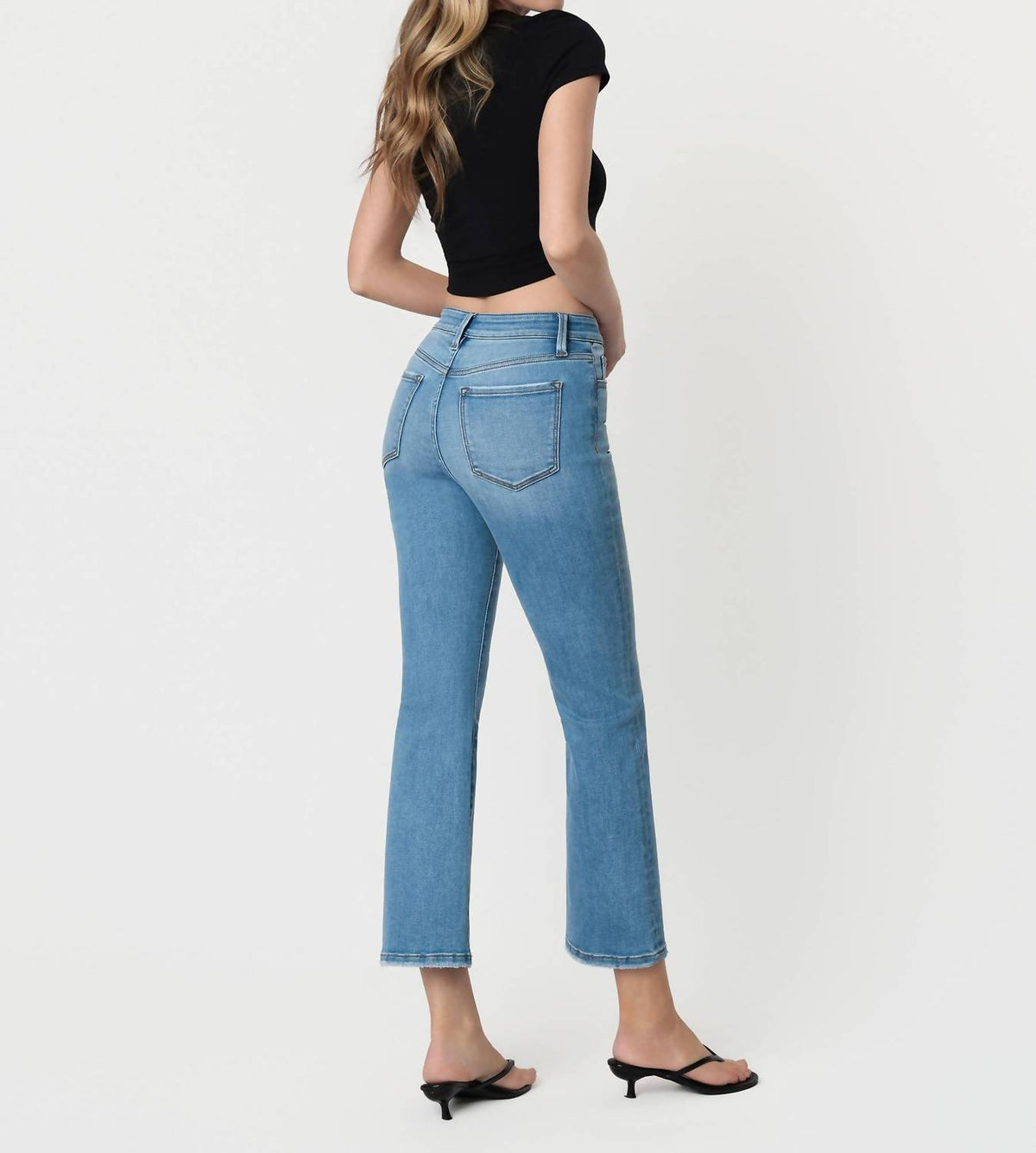 Vervet By Flying Monkey - Isla High Rise Kick Flare Jeans