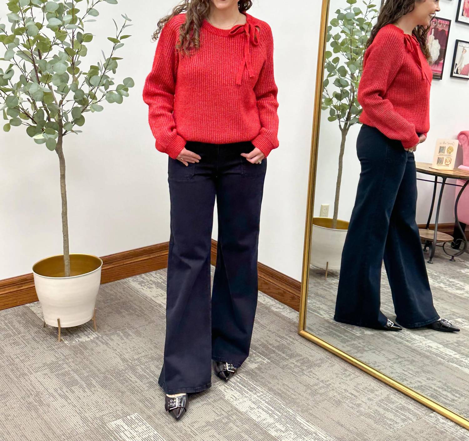 Hem & Thread - Tie Neck Sweater