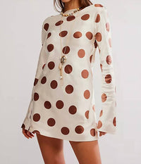 Free People Tigre Printed Mini Dress in tea combo - women's dress