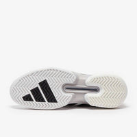 adidas Men's Adizero Ubersonic 5 Tennis Shoes in white silver black 1 - men's shoe - view 4