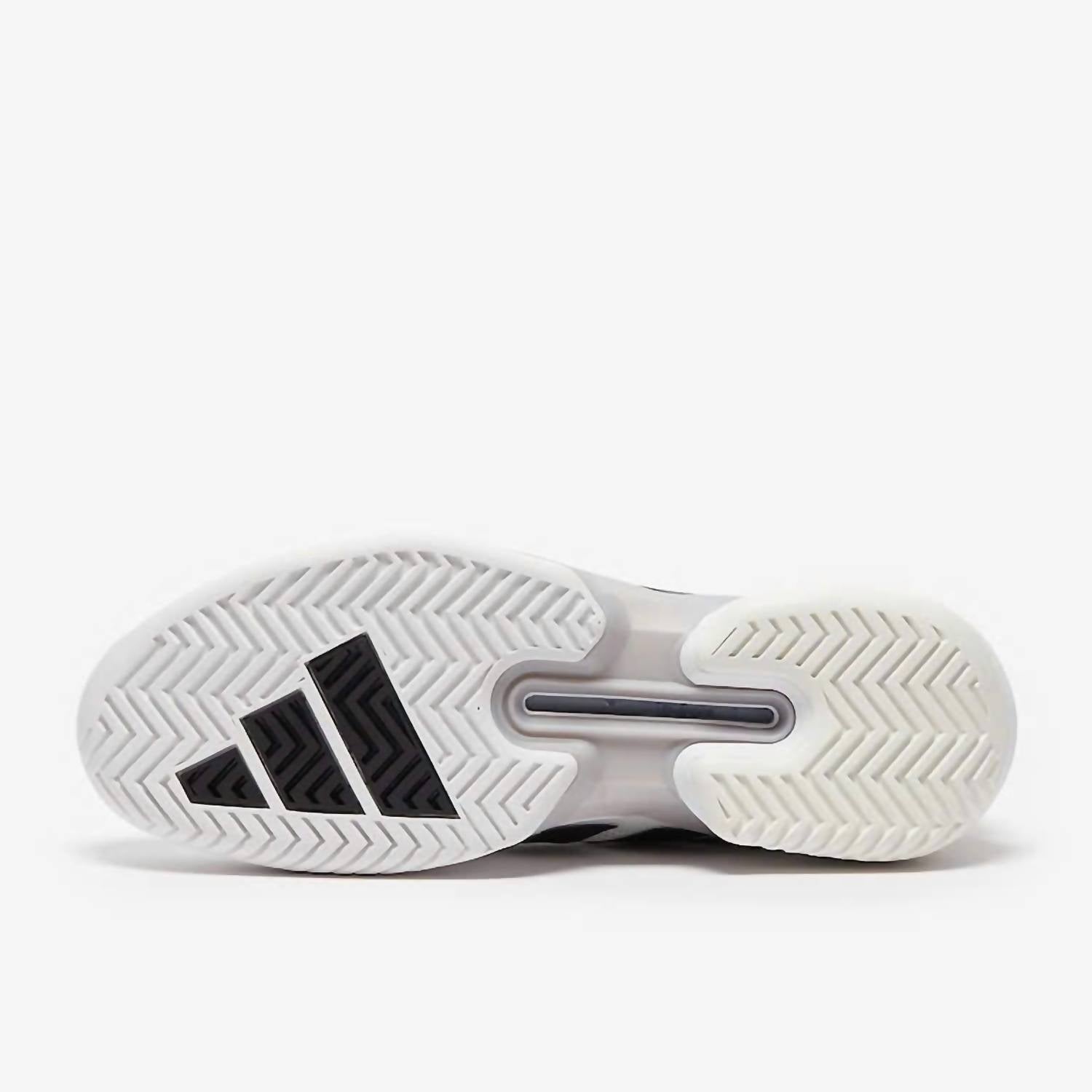 adidas Men's Adizero Ubersonic 5 Tennis Shoes in white silver black 1 - men's shoe - view 4