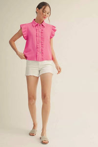 Jodifl - Roosevelt Ruffle Top